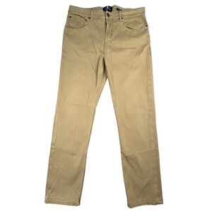 7 For All Mankind Pants Men 34 Terra Brown Slimmy Luxe Performance Plus Trousers